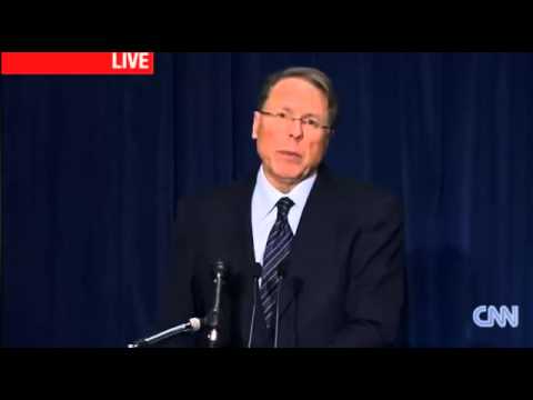 NRA Statement National Rifle Association Wayne LaPierre speaks after shootings Newtown, Connecticut