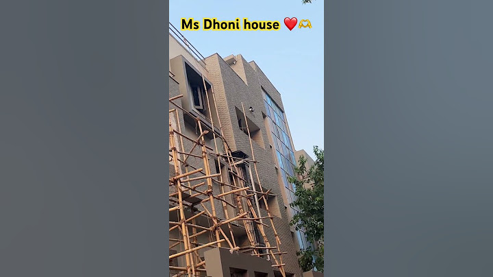 Ms Dhoni house ❤️🫶 ||#dhoni #thala #cricketlover #msd  #csk #ipl #viratians