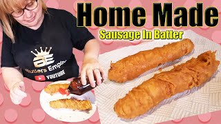 Home Made Chip Shop Sausage In Batter