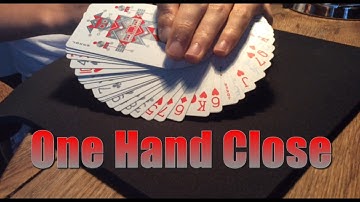 Closing Fan With One Hand | Tutorial