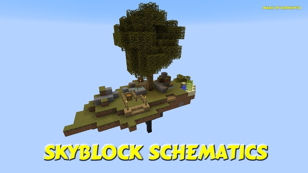 Skyblock Schematics - YouTube