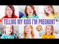 TELLING MY KIDS I'M PREGNANT!