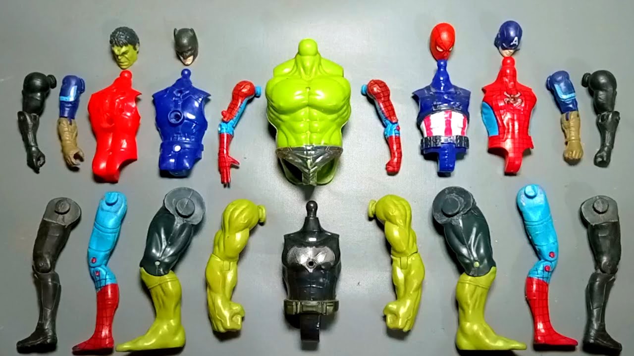 AVENGERS TOYS MARVEL'S, CAPTAIN AMERICA, HULK, SPIDER-MAN, BATMAN, SUPERHERO TOYS ACTIONS VIDEO 