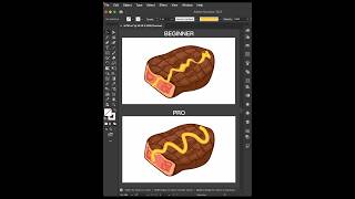Beginner VS Pro-Creating smooth brush assets #illustratortutorial