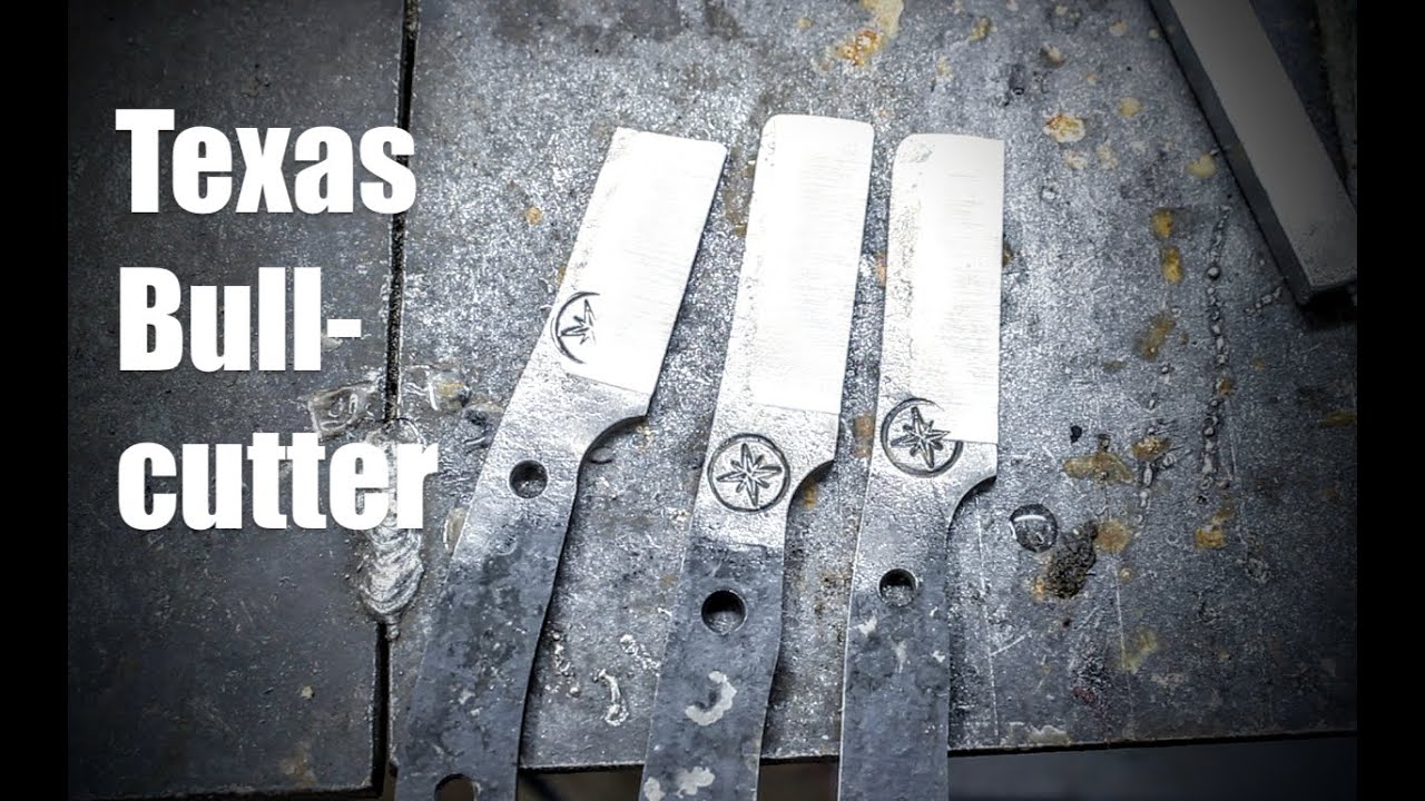 Forging Texas Bullcutters From 52100 Steel