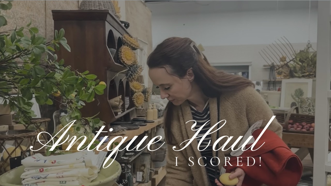 We Went Antiquing for Home Decor, Here’s What We Found!