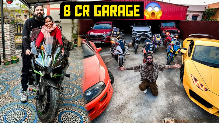 Apni New Superbike Ninja H2 Ki Delivery Ke Liye Apna 8Cr Ka Dream Garage Ban Hi Gaya 😭