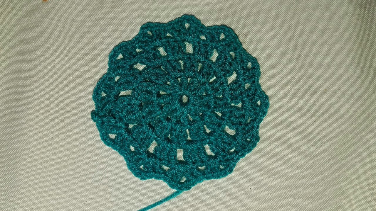 How to Crochet Circle With Space.