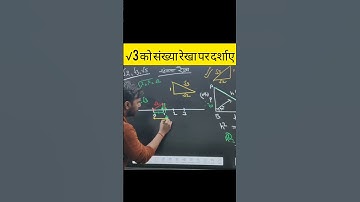 Stel √3 voor op de getallenlijn🔥. #truc #trucs #wiskundetrucs #truc #trucs #wiskundetrucs #wiskun...