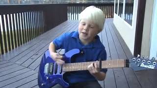 Secret agent men Cover by 7 yr old Carson Lueders