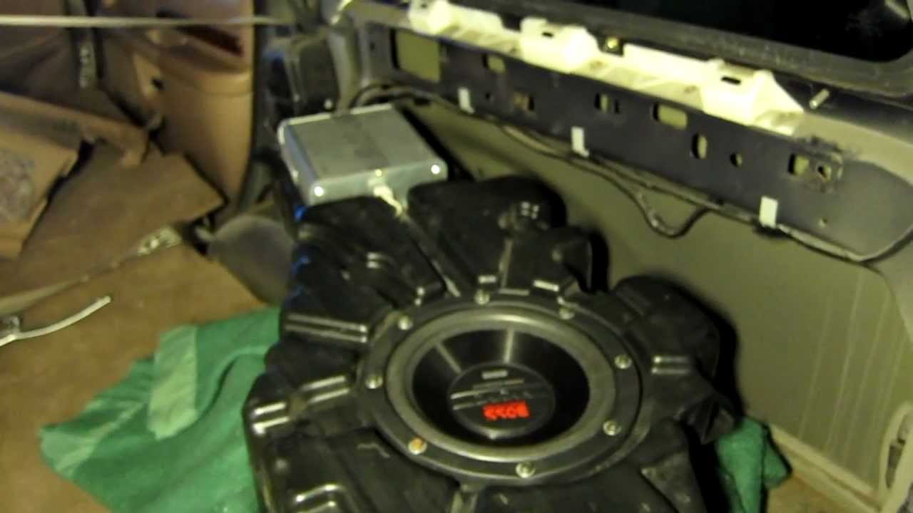 1999 FORD EXPLORER SUBWOOFER REMOVAL INFO - YouTube mercury radio wiring 