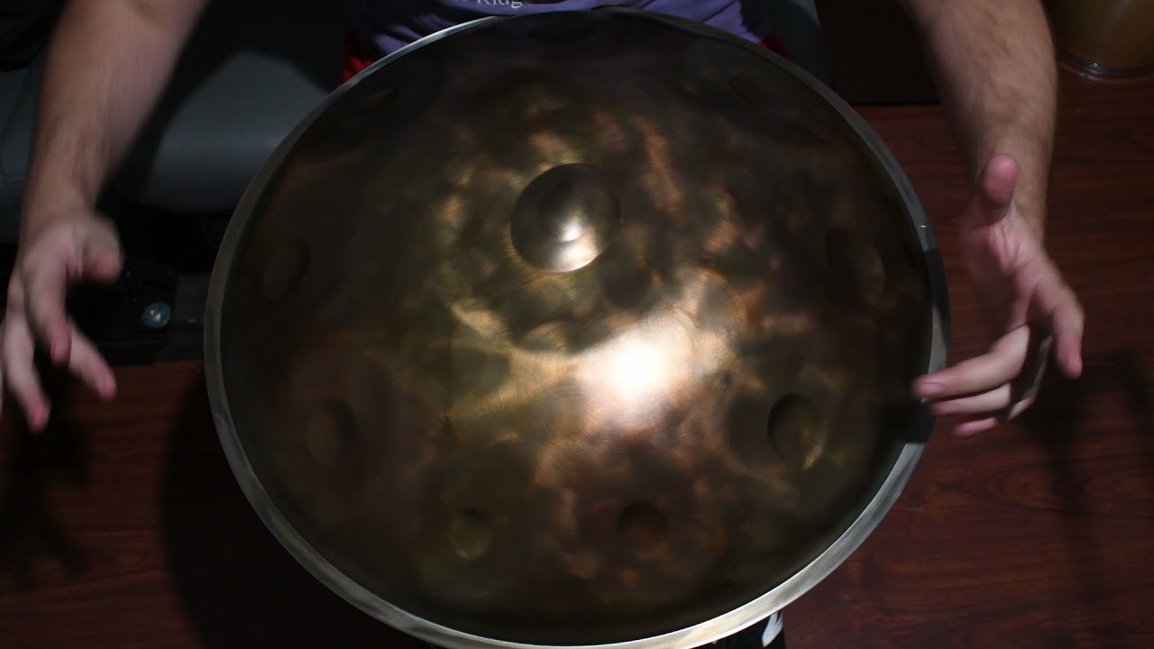 Hamsa Handpans - D Sabye/Ashakiran 16 (ember steel)