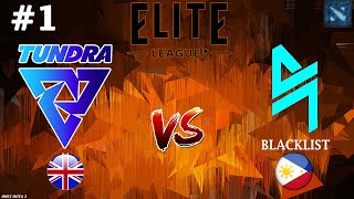 Сочная Битва! | Tundra Vs Blacklist #1 (Bo3) Elite League 2024