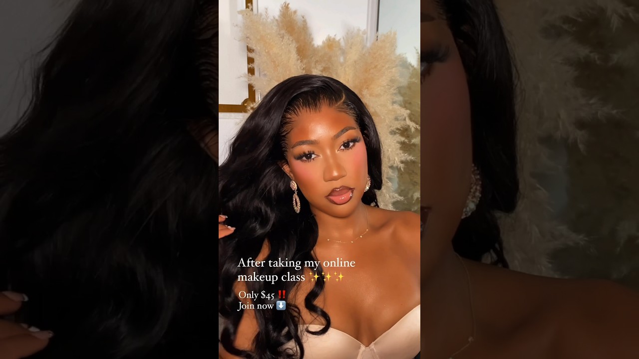 BEFORE & AFTER JOINING MY ONLINE MAKEUP CLASS😍✨ 