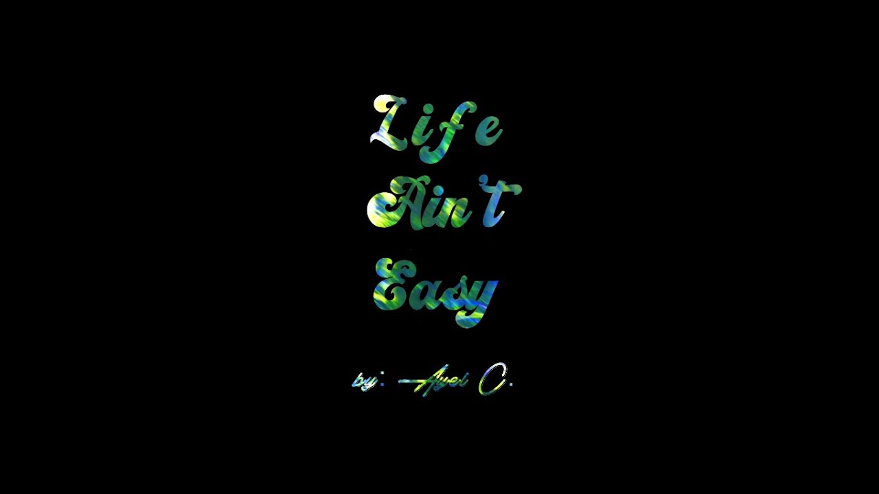Ayel C - Life Ain't Easy (prod. by PieperBeats) (Vertical Visualizer)