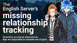 Twst's Honorifics: Tracking Interpersonal Relationships Through Language