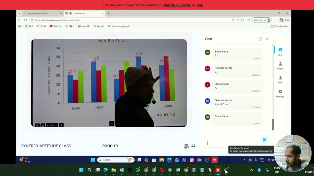 IMU CET Live Class Glimpse