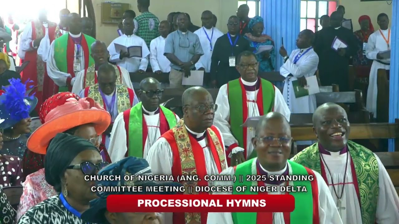 PROCESSION OF THE CHURCH OF NIGERIA AT THE PRESENTATION OF ARCHBISHOPS
