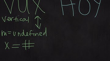 Vertical and Horizontal Lines - VUX HOY