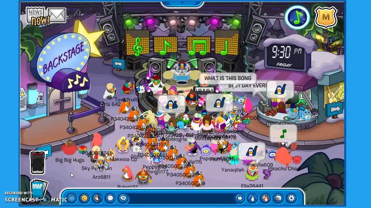 Resultado de imagen para music jam 2016 club penguin