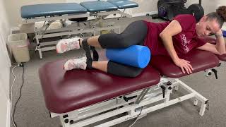Reverse Clamshells with Band and Foam Roller