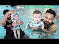 BABY NOAH AND DADDY SINGH ENJOY SWIMMING CLASSES TOGETHER *SO MUCH FUN*