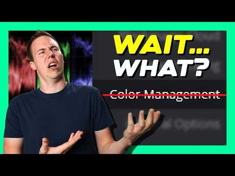 It's OK To IGNORE Color Management