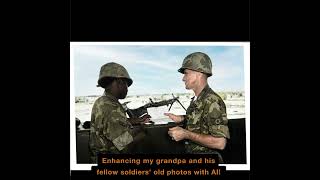 Restoring My Grandpa’s Old Soldier Photos with AI#AI #PhotoRestoration #oldphotos