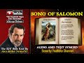 22 THE SONG OF SOLOMON True Love Is An Almighty Flame Of Intimacy With God BY Alexander Scourby 22 THE SONG OF SOLOMON True Love Is An Almighty Flame Of Intimacy With God BY Alexander Scourby