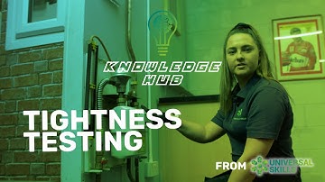 Conducting a tightness test on gas pipework up to 28mm on a G4 or E6 meter | Gas tutorial
