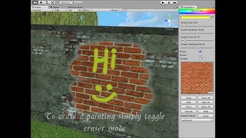 Layered painting and erasing in Mesh Painter