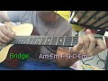 Qing Fei de yi Chords Easy