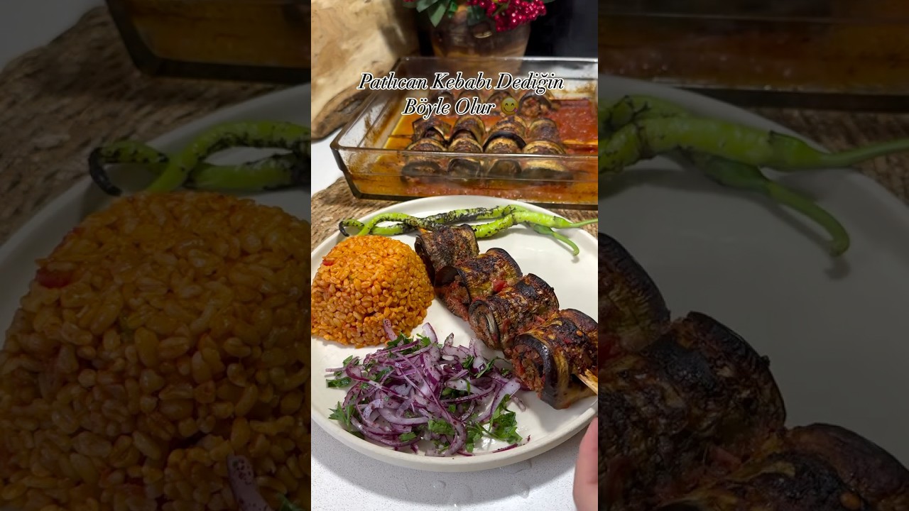 Patlıcan Kebabı Dediğin Böyle Olur ???????? #pratiktarifler #yemektarifleri #patlıcankebabı #cooking