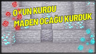 Maden Ocağımızı Kurduk! Zenginlik Başlıyor 💎 | Minecraft OyunKurdu