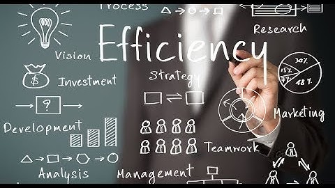 Efficiency = Success