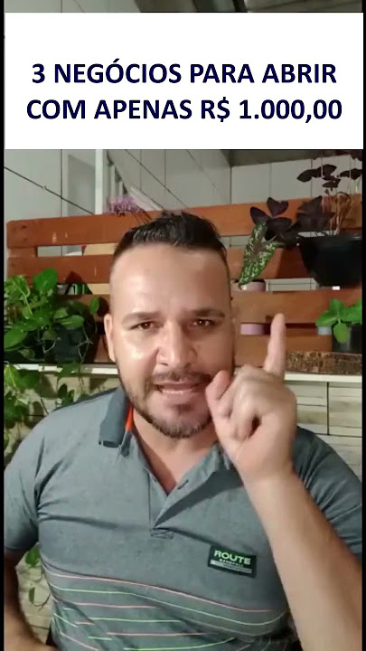 3 NEGOCIOS COM APENAS 1000 #SHORT