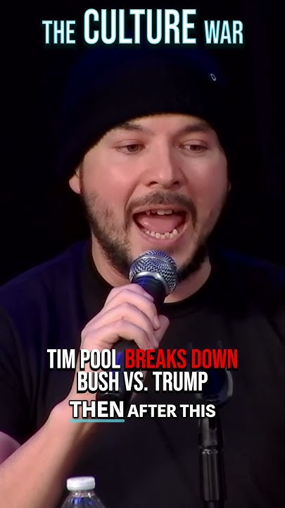 Tim Pool BREAKS DOWN Difference Between Bush And Trump - YouTube