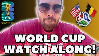 USA 🇺🇸 vs Belgium 🇧🇪 World Cup 2026 Live Watch Along! Seattle Stadium
