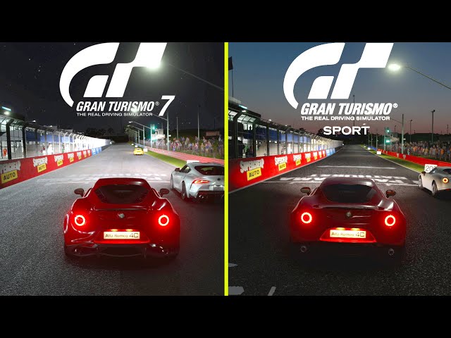 Gran Turismo 7 vs GT Sport - Direct Graphics Comparison (PS5 4K 60FPS) 