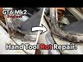 New Wing &amp; Windscreen Frame Rust Repair | 1969 Triumph GT6 Mk2 Restoration | Pt 18