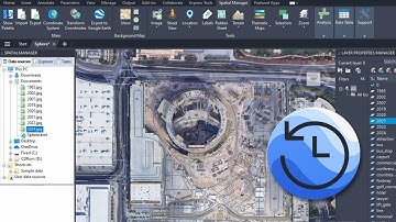 Import Google Earth historical imagery to DWG