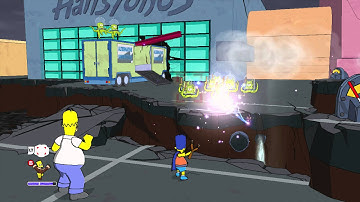 The Simpsons Game (Xbox 360) ~ Level 9: Invasion of the Yokel-Snatchers (Story / Collectables)