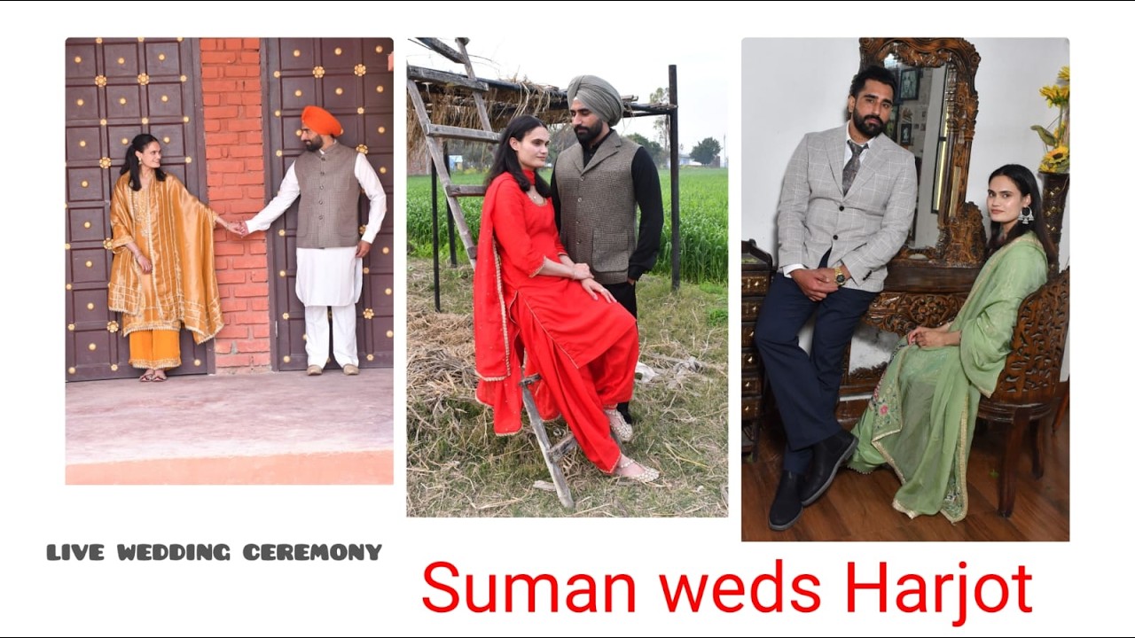 Live Wedding ❤️ Suman & Harjot ❤️ 📸 Sidhu Photography Jalal 94641-59414