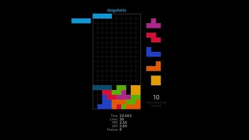 Tetris Sprint 40L Perfect Finesse in 28.947
