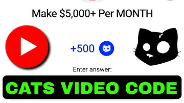 Make $5000+ Per Month Cats Video Code Today | Cats YouTube Video Code | Cats Video Code 12 October