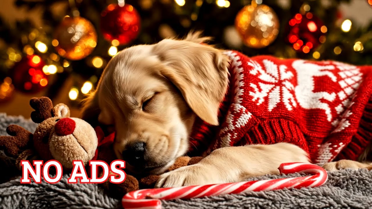 Peaceful Dog Sleeping ASMR 💤 | Soft Breathing & Gentle Night Vibes for Stress Relief 🌙