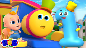 الأرقام في كل مكان, تعلم العد من 1 إلى 10 + المزيد أغاني الحضانة بواسطة Bob the Train