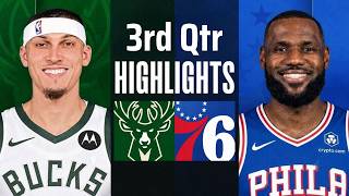76ers vs Bucks Full Highlights 3rd Qtr | Oct. 24 | 2026 NBA Highlights Today