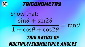 14 | Trigonometry | Trigonometric Ratios Of Multiple And Sub-multiple Angles - Worked Out Problems