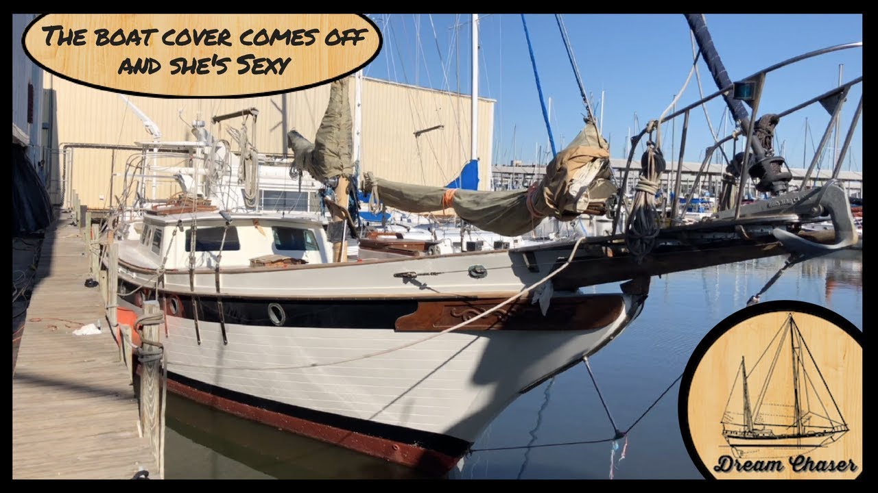 The Tarps come off and she sees the sunlight again.  (Boat work, MudBugs and Sexy)